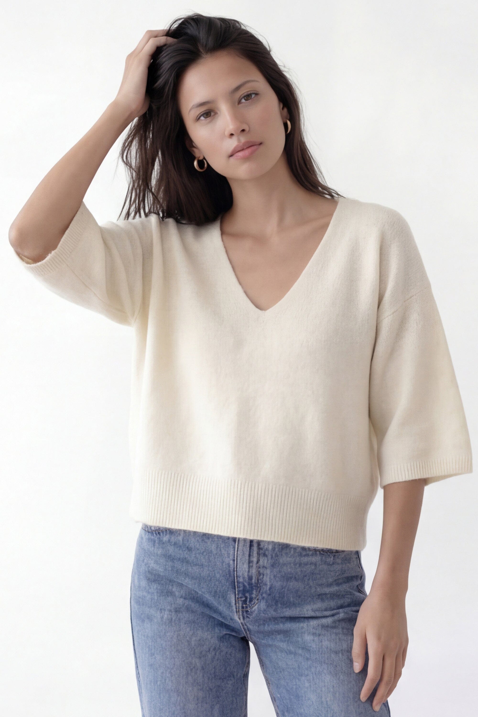 PULL LOOSE - BRUNO - ECRU PULL NEW KOOKAI Mode Kookai