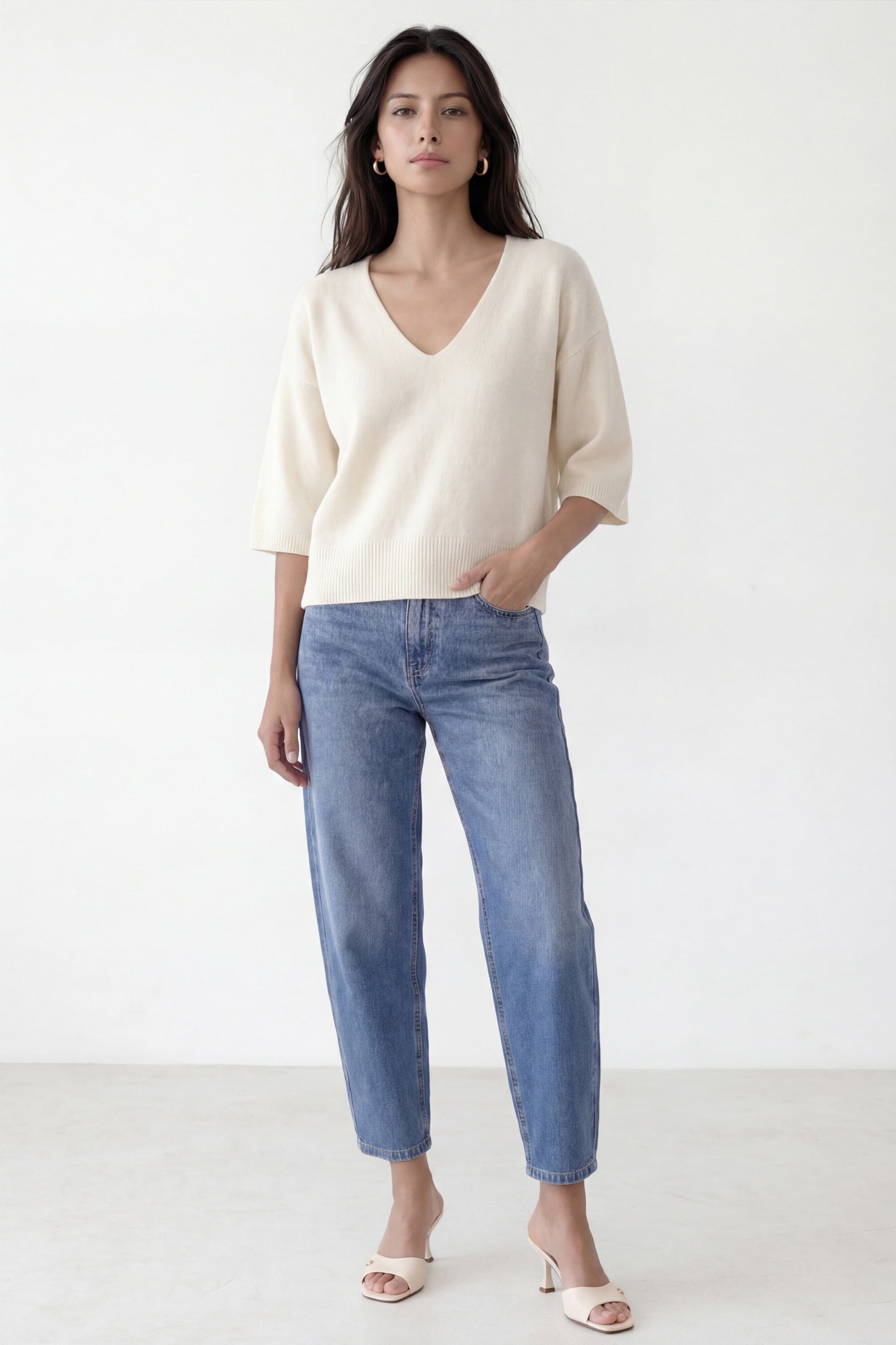 PULL LOOSE - BRUNO - ECRU PULL NEW KOOKAI Mode Kookai