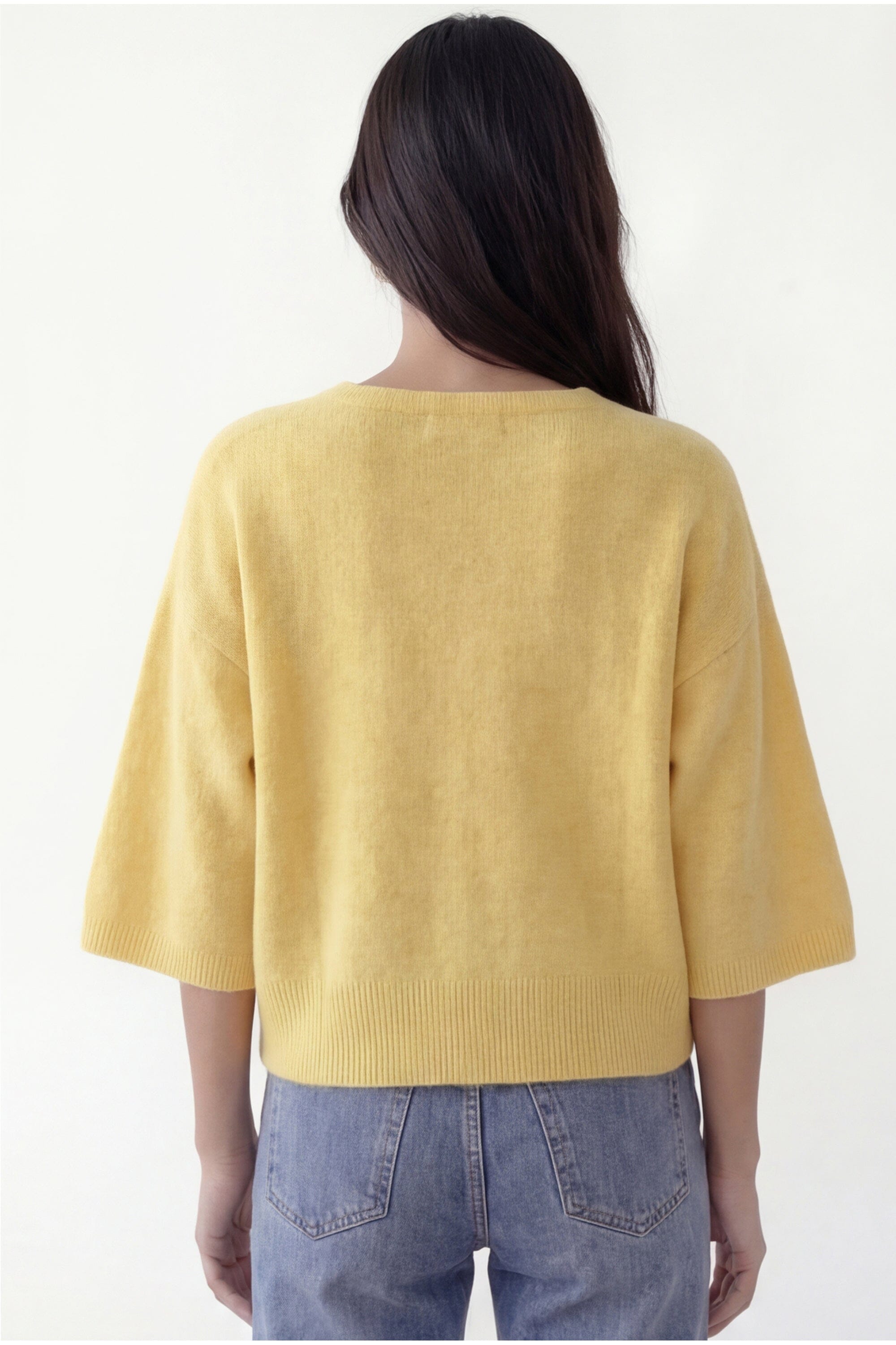 PULL LOOSE - BRUNO - JAUNE PULL NEW KOOKAI Mode Kookai