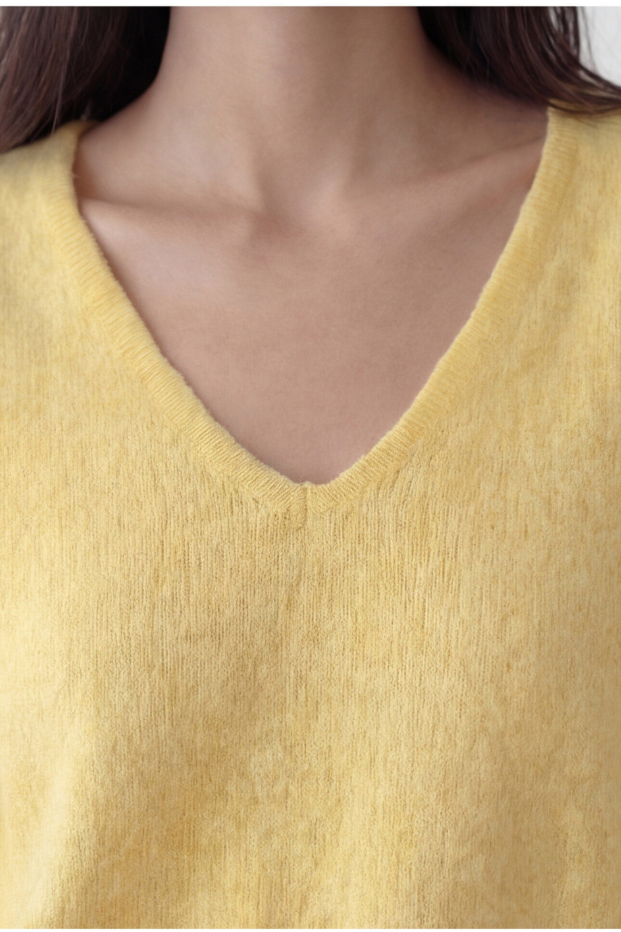 PULL LOOSE - BRUNO - JAUNE PULL NEW KOOKAI Mode Kookai