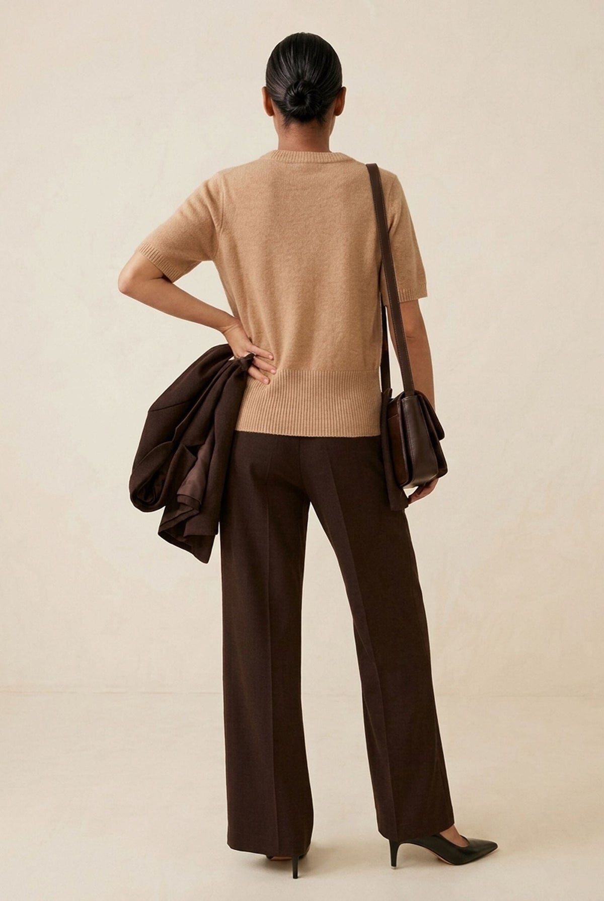 PULL MANCHES COURTES - DARLINGTON - CAMEL PULL NEW KOOKAI Mode Kookai