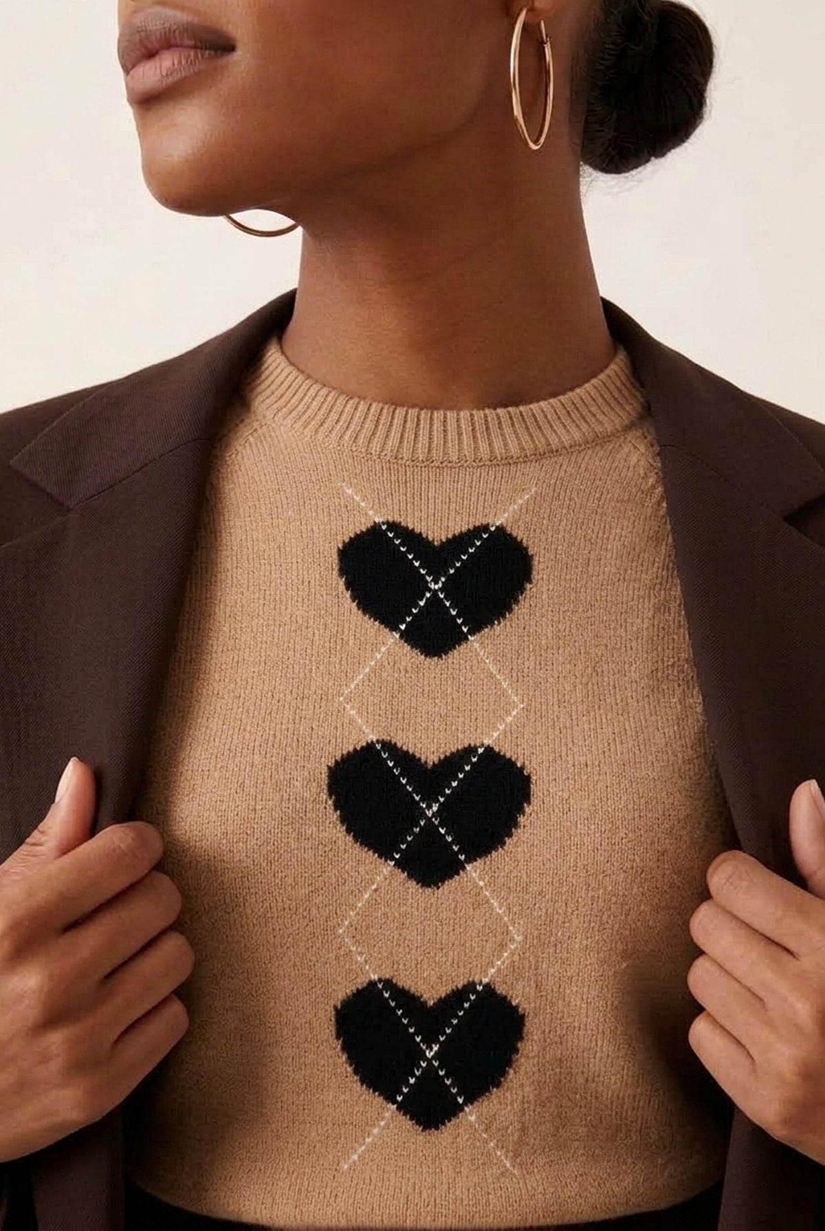 PULL MANCHES COURTES - DARLINGTON - CAMEL PULL NEW KOOKAI Mode Kookai