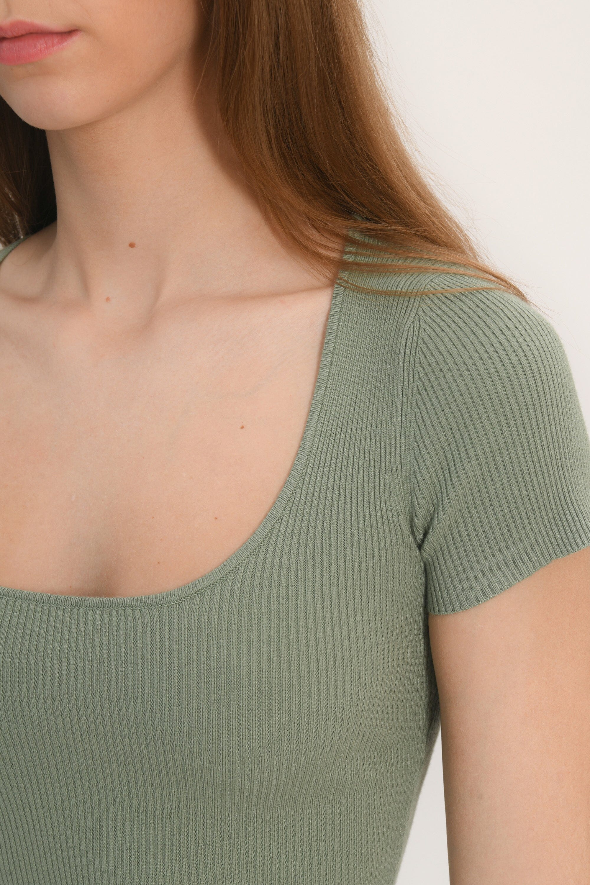 PULL MANCHES COURTES - SAUGE - LOLITA PULL KOOKAI Mode Kookai