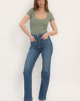 PULL MANCHES COURTES - SAUGE - LOLITA PULL KOOKAI Mode Kookai