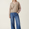 PULL MANCHES RAYEES - DARI - BEIGE/ROSE PULL NEW KOOKAI Mode Kookai