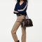 PULL MANCHES RAYEES - DARI - CIEL/CAMEL PULL NEW KOOKAI Mode Kookai