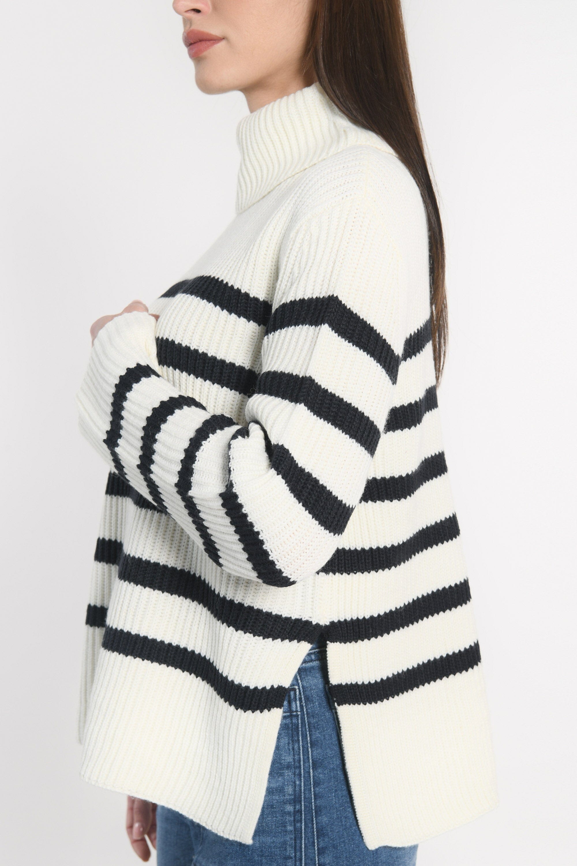 PULL MARIN SIW ÉCRU/MARINE PULL KOOKAI Mode Kookai
