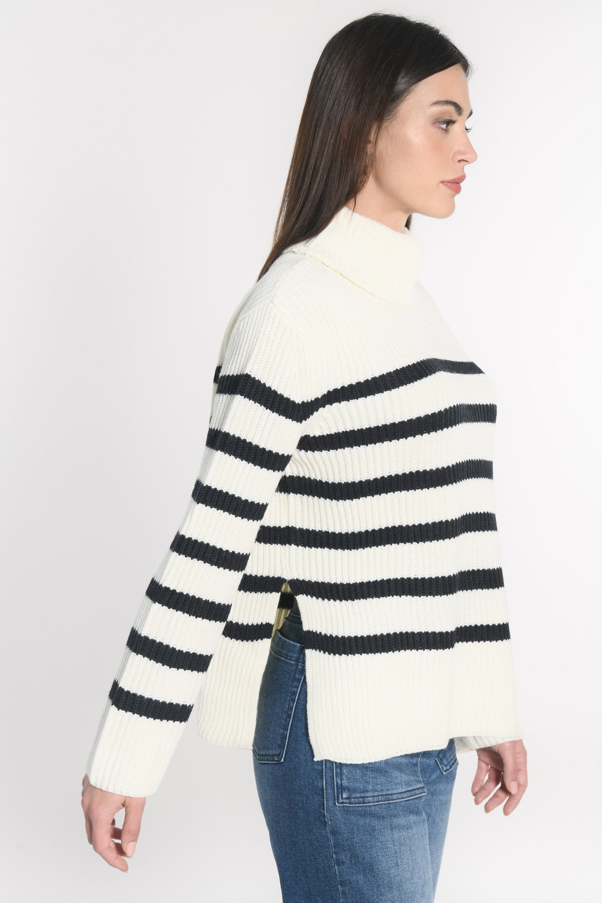 PULL MARIN SIW ÉCRU/MARINE PULL KOOKAI Mode Kookai