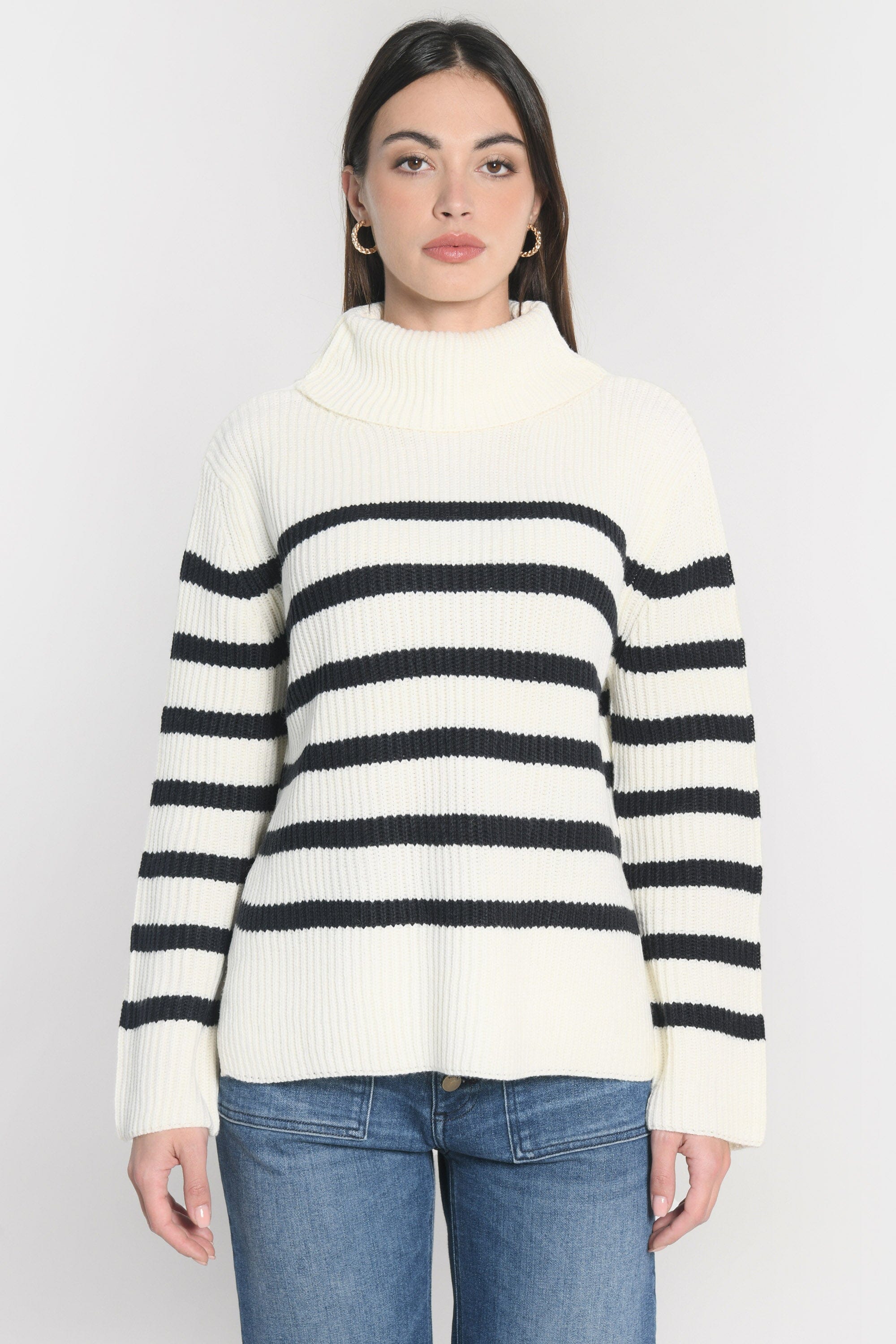PULL MARIN SIW ÉCRU/MARINE PULL KOOKAI Mode Kookai
