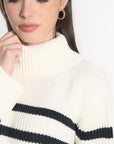 PULL MARIN SIW ÉCRU/MARINE PULL KOOKAI Mode Kookai