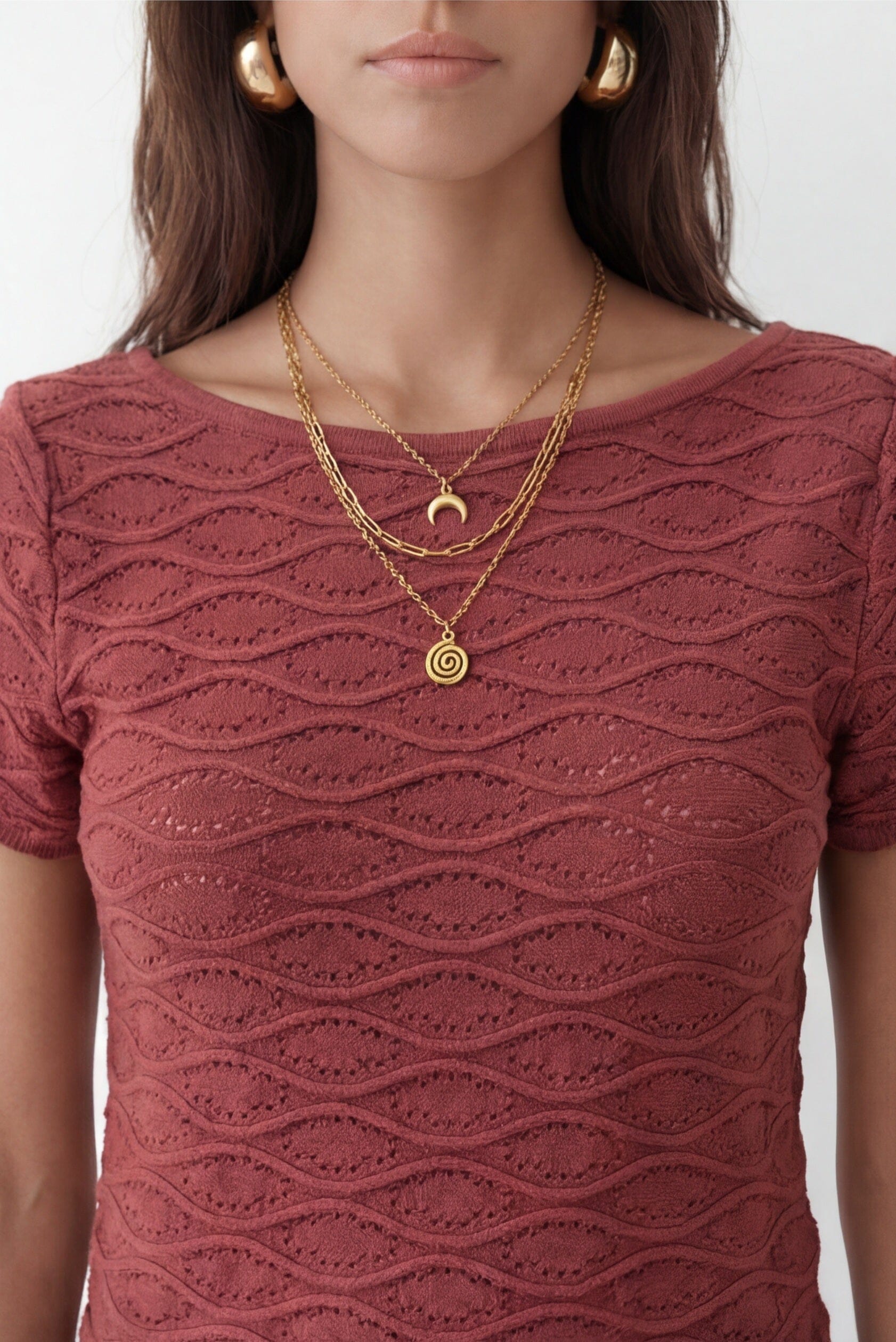 PULL MC - CYNTIA - TERRACOTTA PULL NEW KOOKAI Mode Kookai