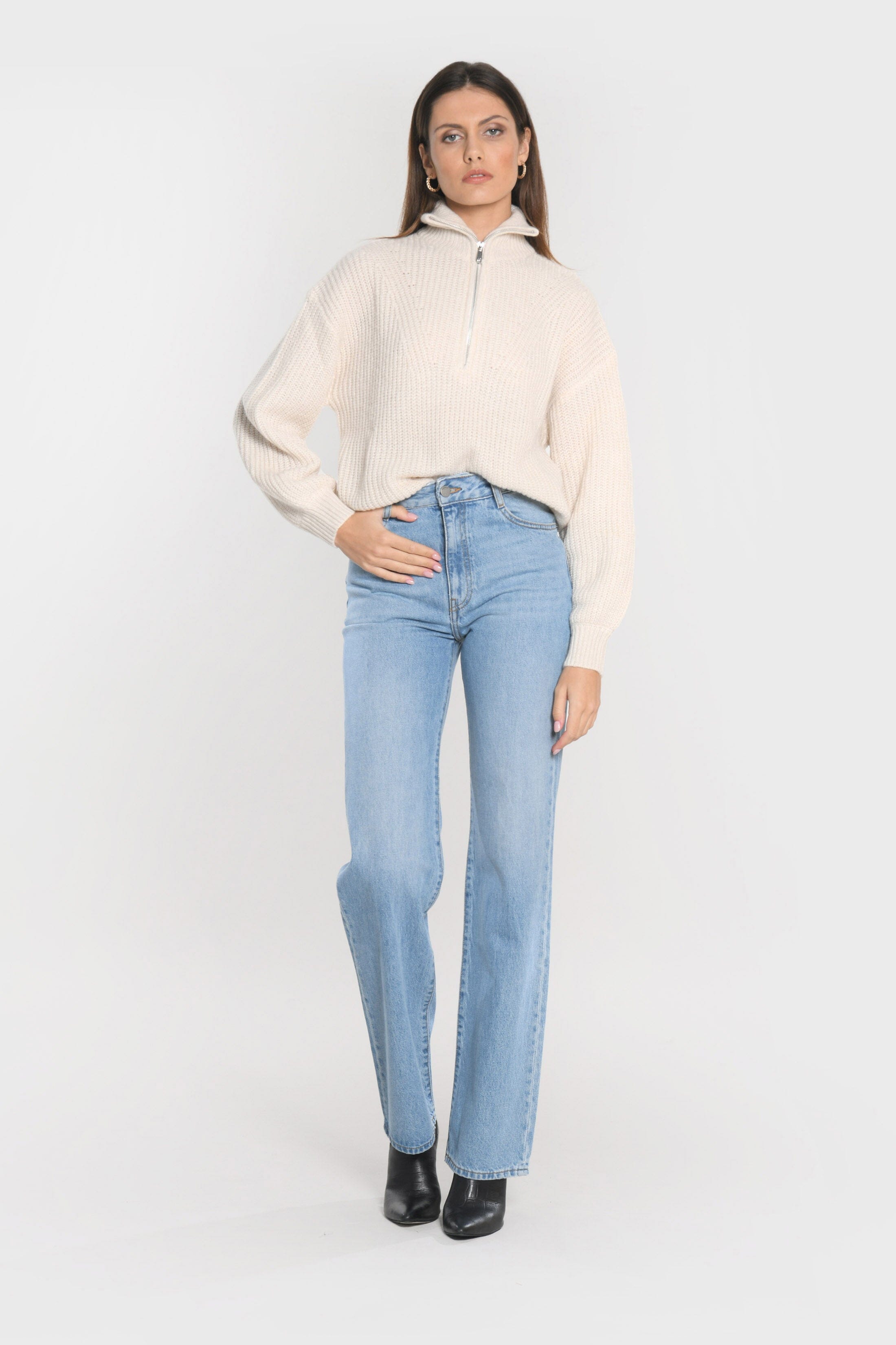 PULL MINA CAMIONEUR ECRU PULL KOOKAI Mode Kookai
