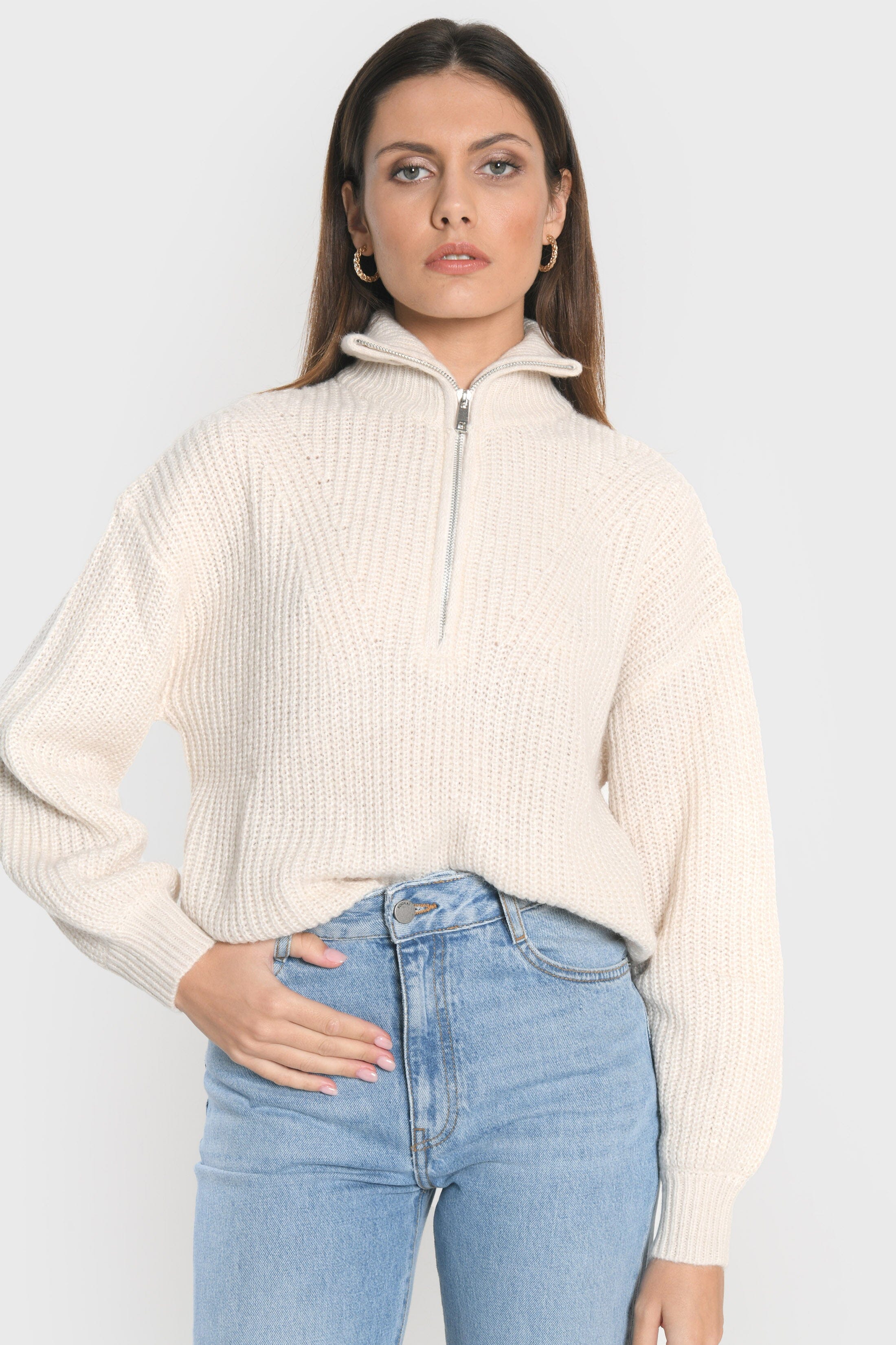 PULL MINA CAMIONEUR ECRU PULL KOOKAI Mode Kookai