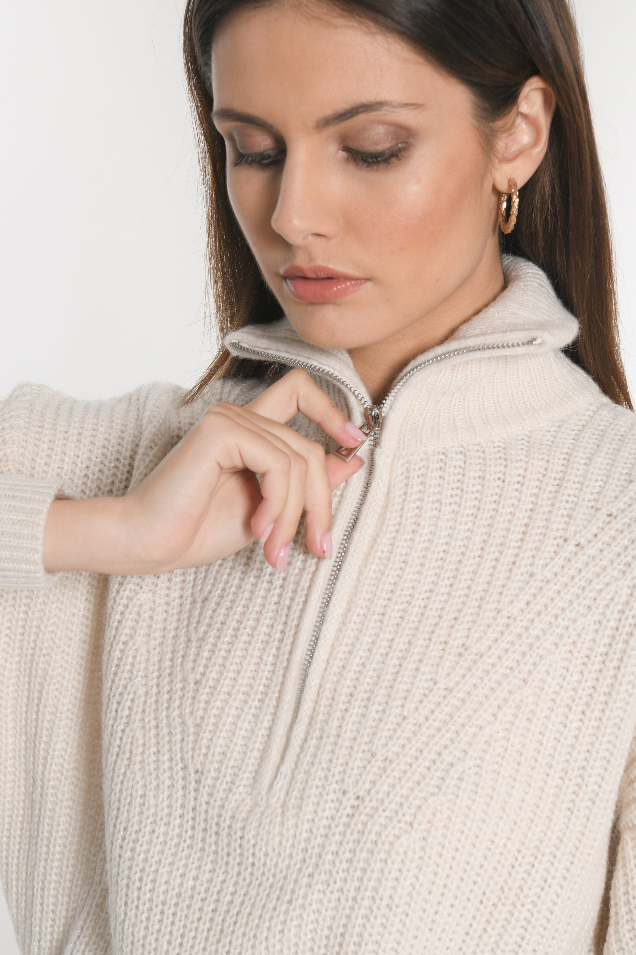 PULL MINA CAMIONEUR ECRU PULL KOOKAI Mode Kookai