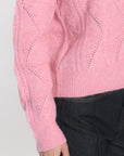 PULL MONICA ROSE POUDRÉ CHINÉ PULL KOOKAI Mode Kookai