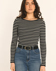 PULL - NAVY/ÉCRU - ALIDA PULL KOOKAI Mode Kookai