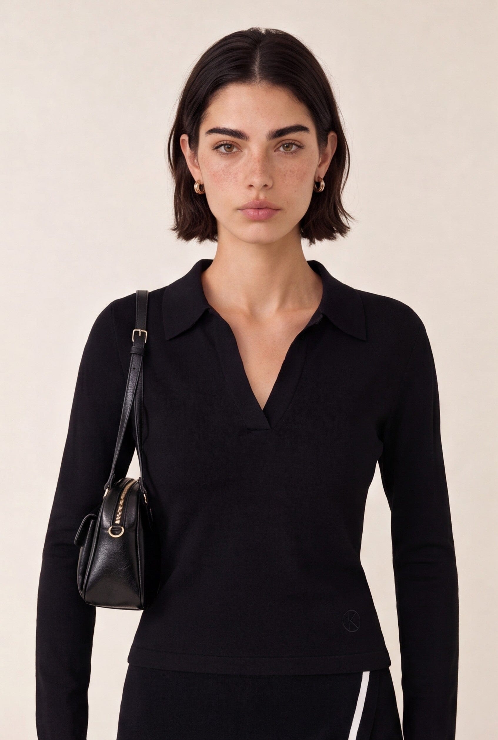 PULL POLO - D-CRISTINA - NOIR PULL NEW KOOKAI Mode Kookai