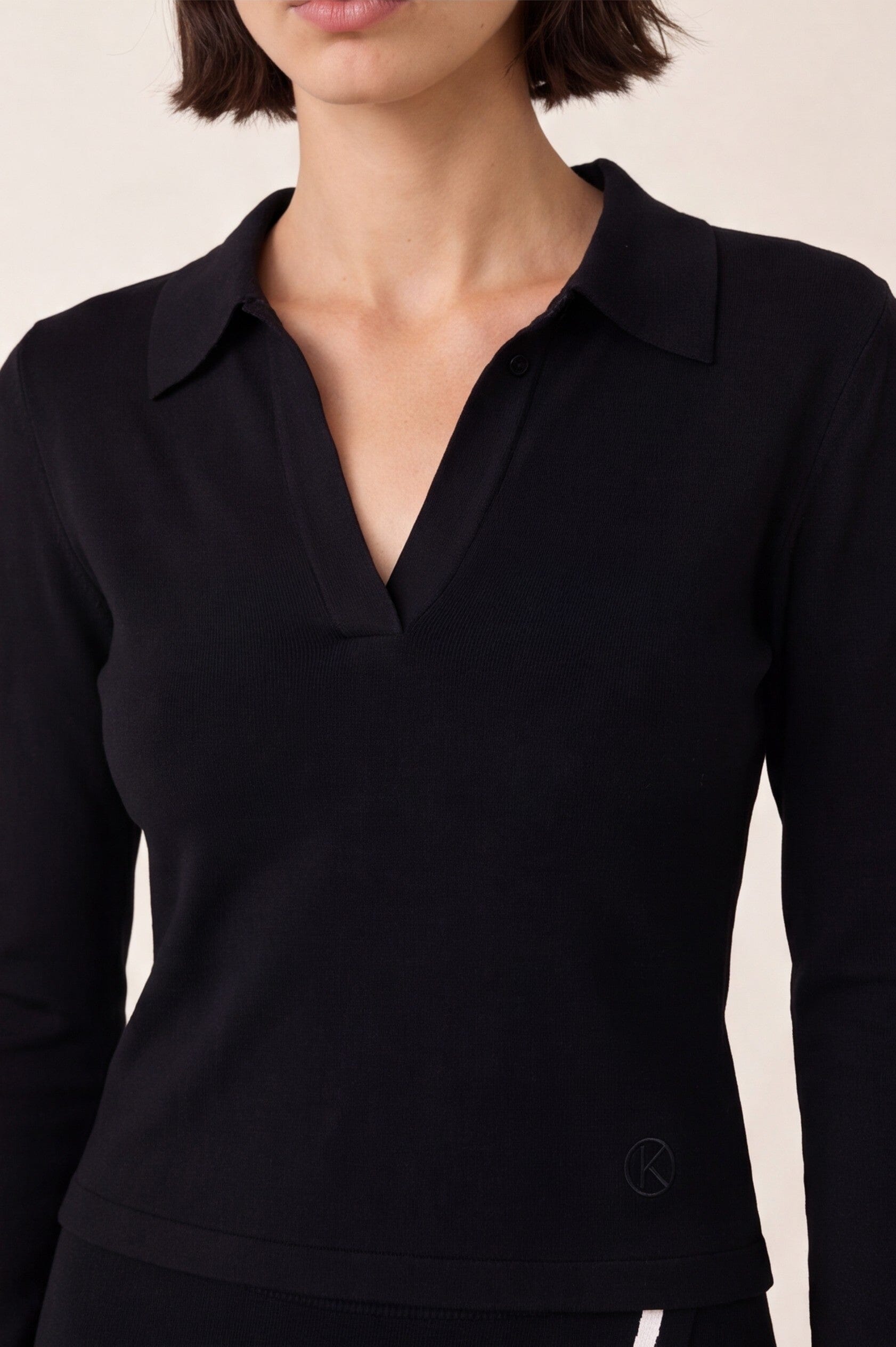 PULL POLO - D-CRISTINA - NOIR PULL NEW KOOKAI Mode Kookai