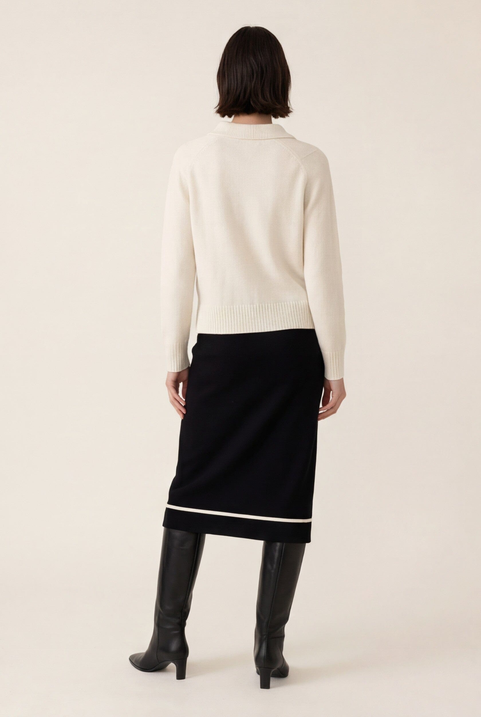 PULL POLO - DOROTHEE - ECRU PULL NEW KOOKAI Mode Kookai