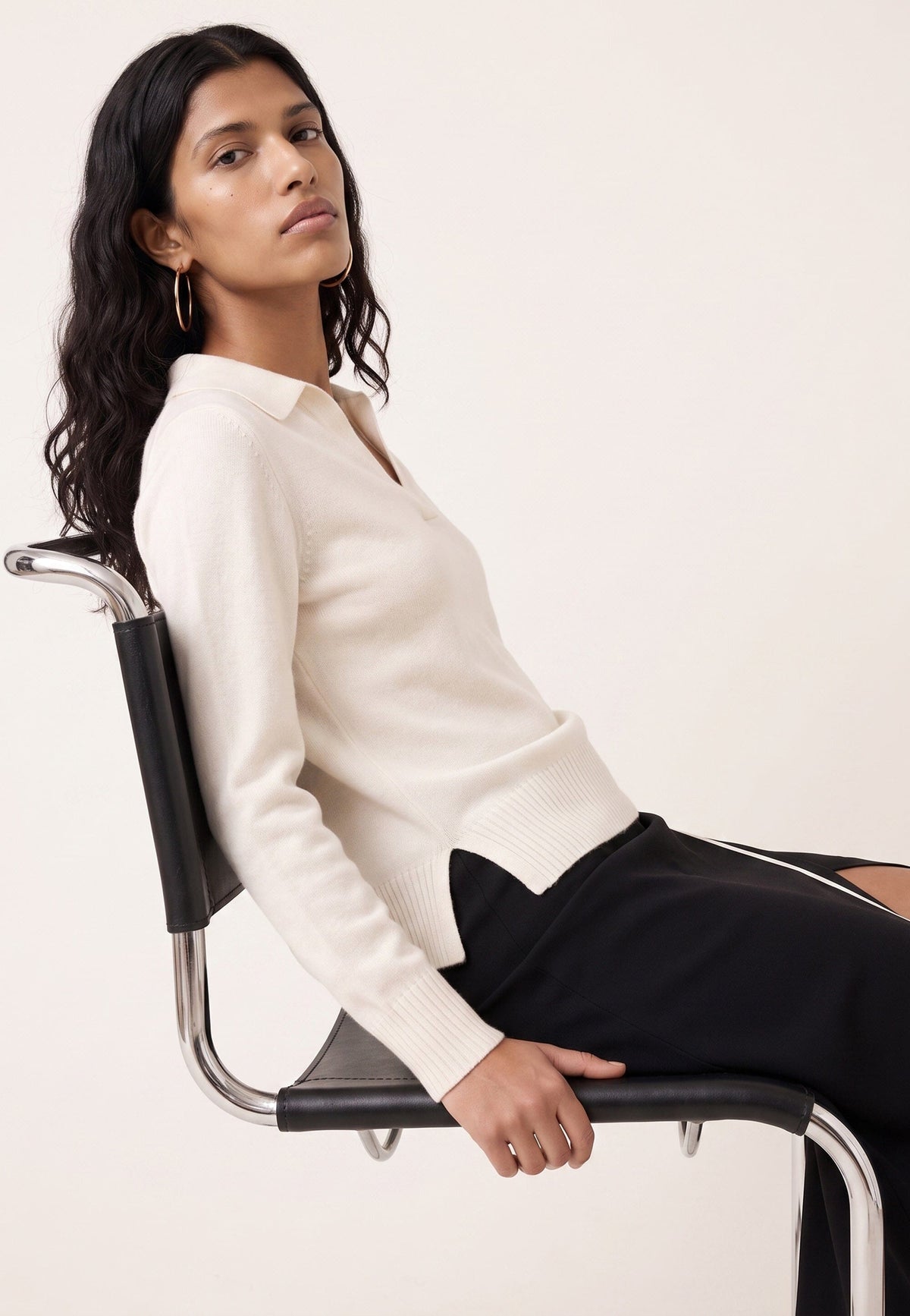 PULL POLO - DOROTHEE - ECRU PULL NEW KOOKAI Mode Kookai