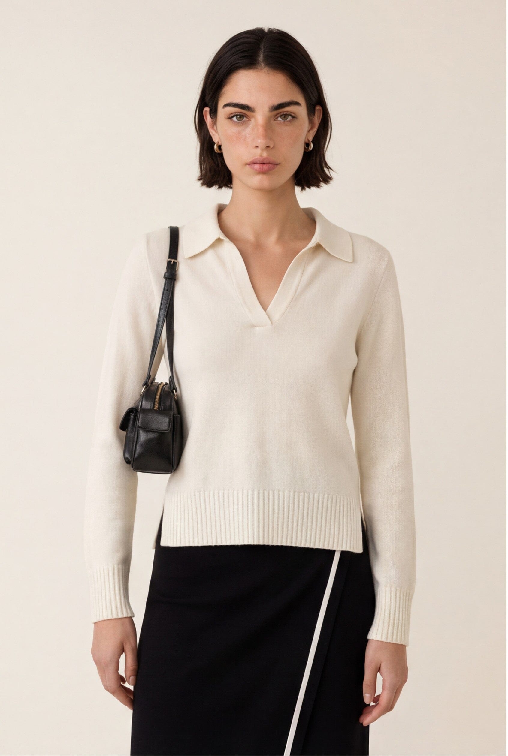 PULL POLO - DOROTHEE - ECRU PULL NEW KOOKAI Mode Kookai