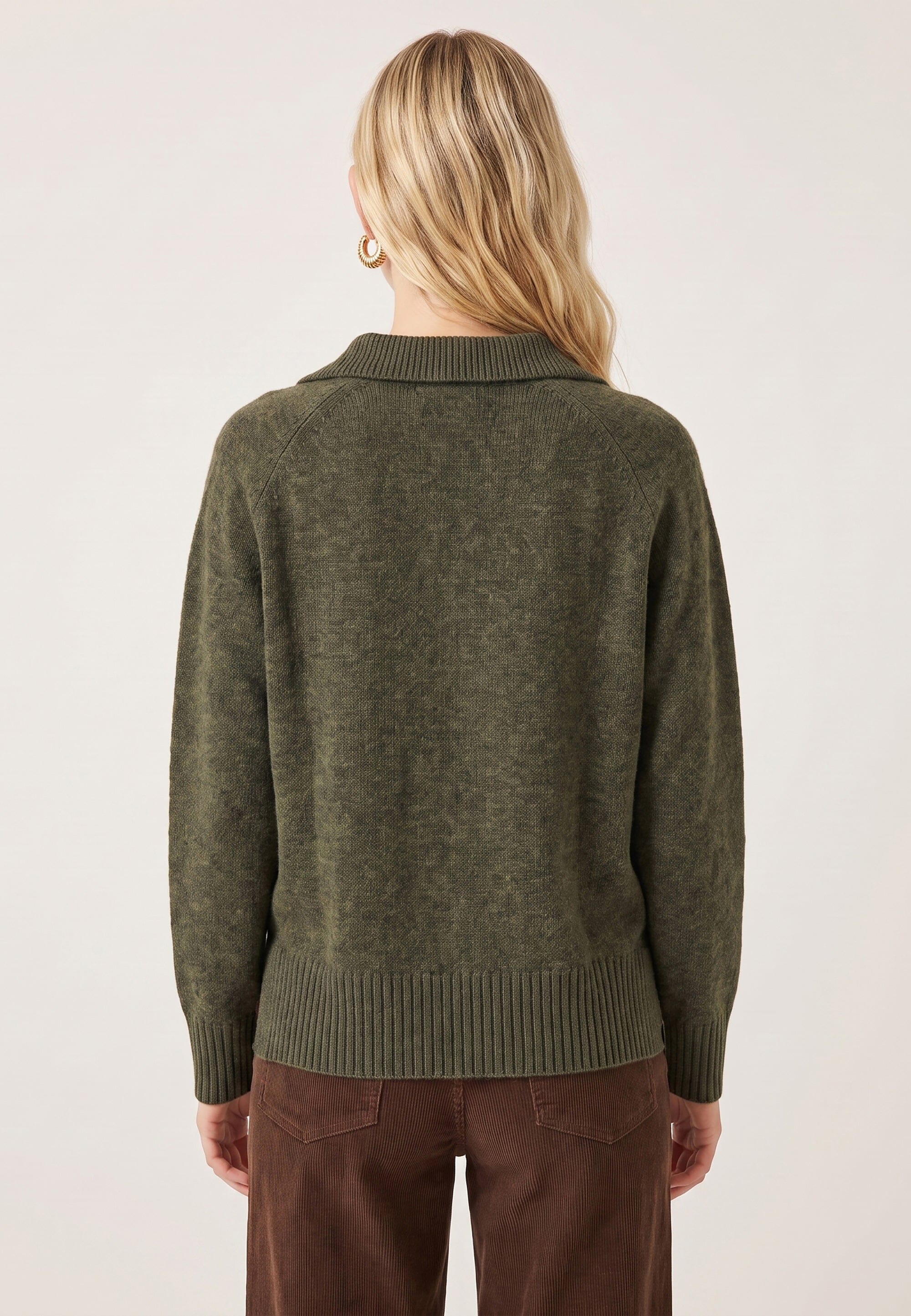 PULL POLO - DOROTHEE - KAKI PULL NEW KOOKAI Mode Kookai
