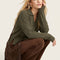 PULL POLO - DOROTHEE - KAKI PULL NEW KOOKAI Mode Kookai