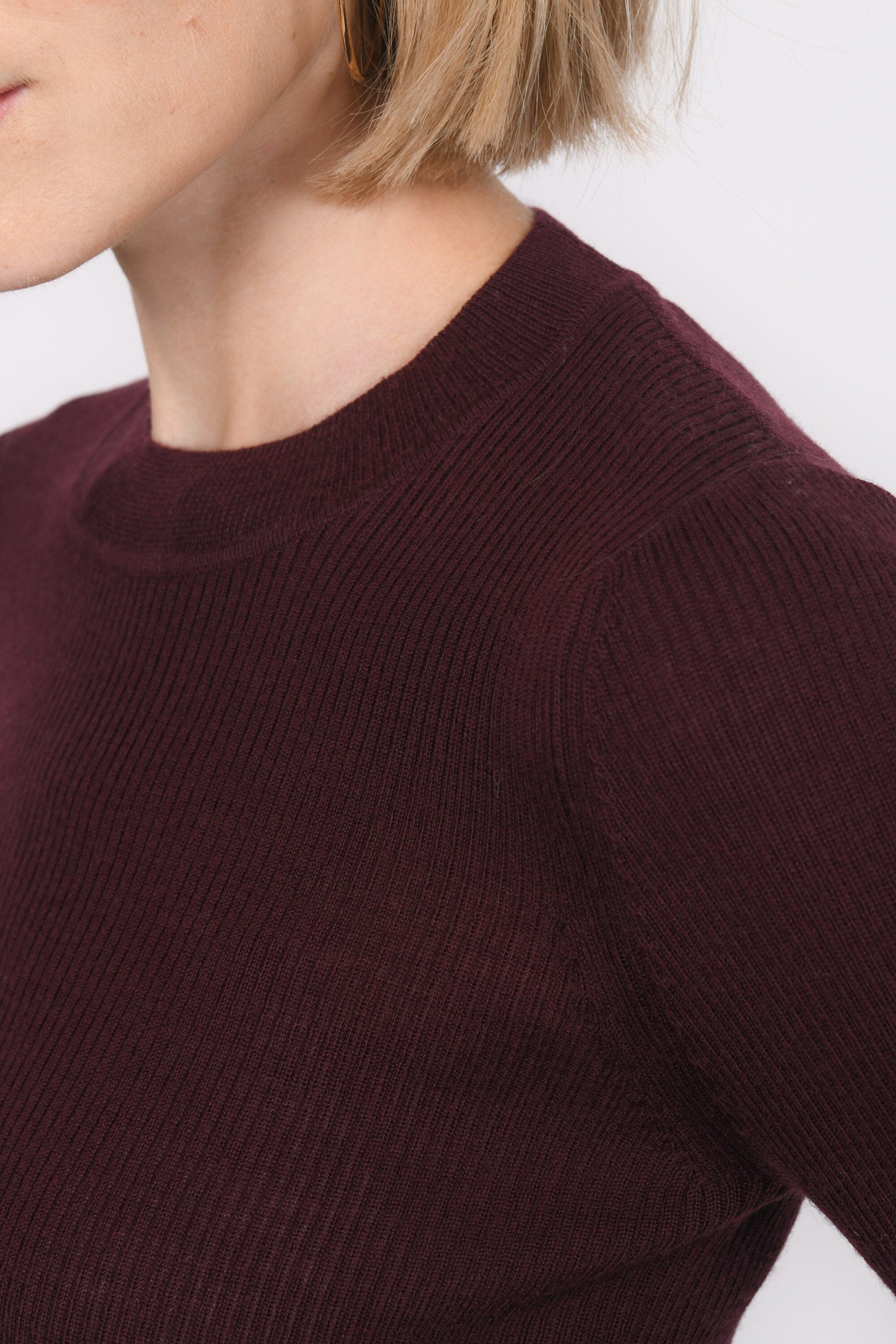 PULL RAS DE COU - B-OLYMPE - BORDEAUX PULL NEW KOOKAI Mode Kookai