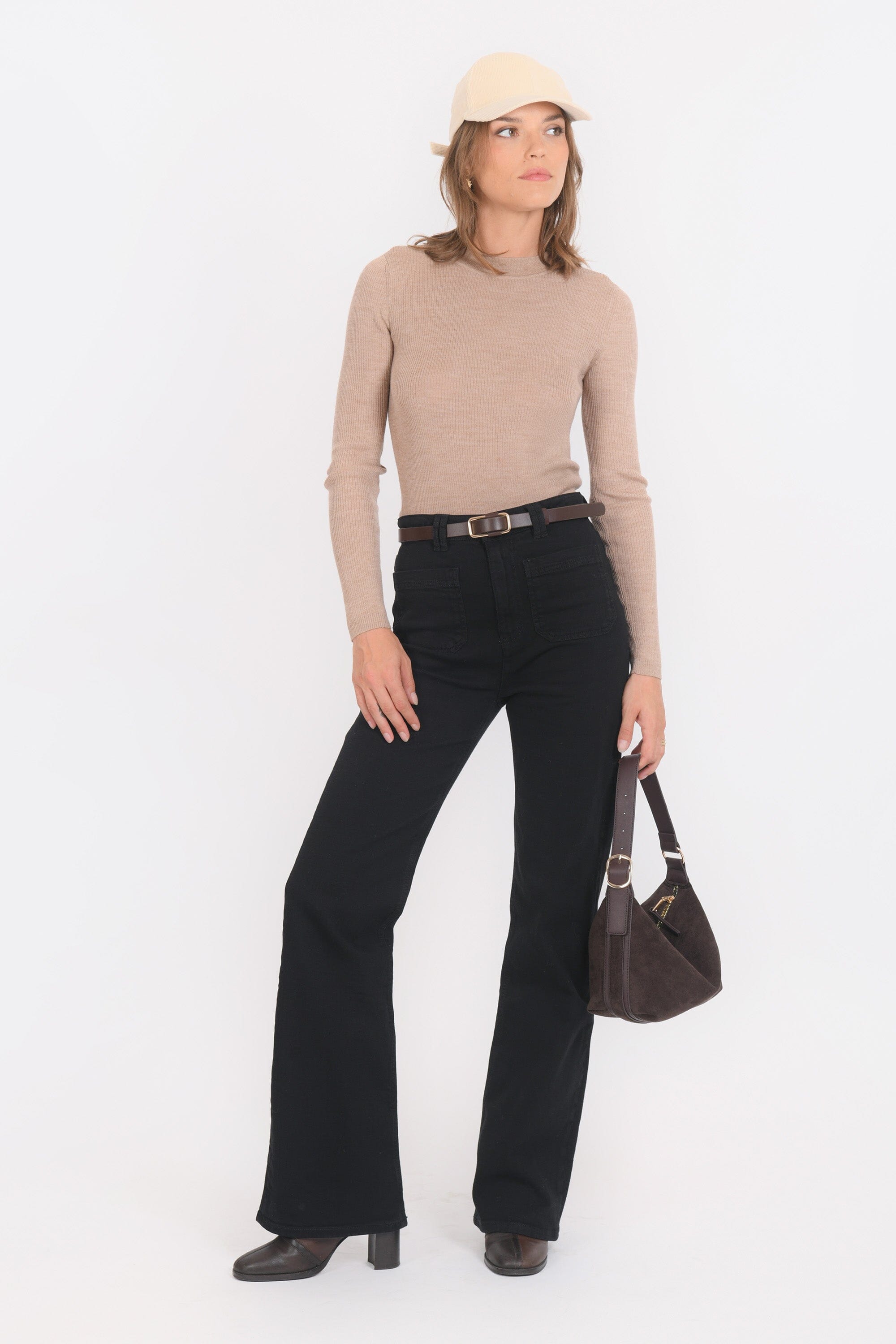 PULL RAS DE COU - B-OLYMPE - CAMEL PULL NEW KOOKAI Mode Kookai