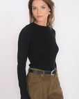 PULL RAS DE COU - B-OLYMPE - NOIR PULL NEW KOOKAI Mode Kookai
