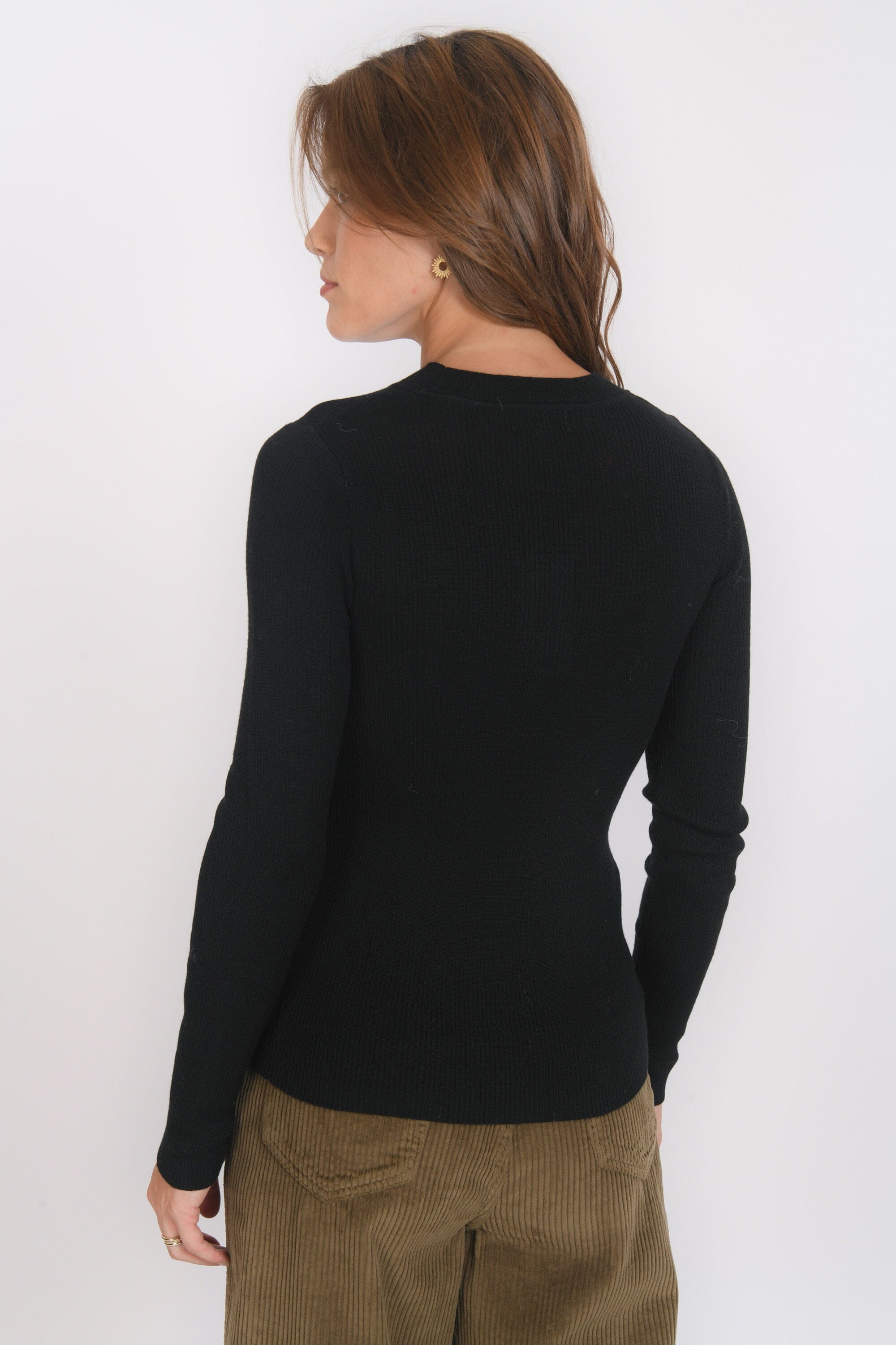PULL RAS DE COU - B-OLYMPE - NOIR PULL NEW KOOKAI Mode Kookai