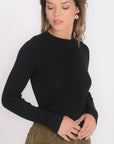 PULL RAS DE COU - B-OLYMPE - NOIR PULL NEW KOOKAI Mode Kookai