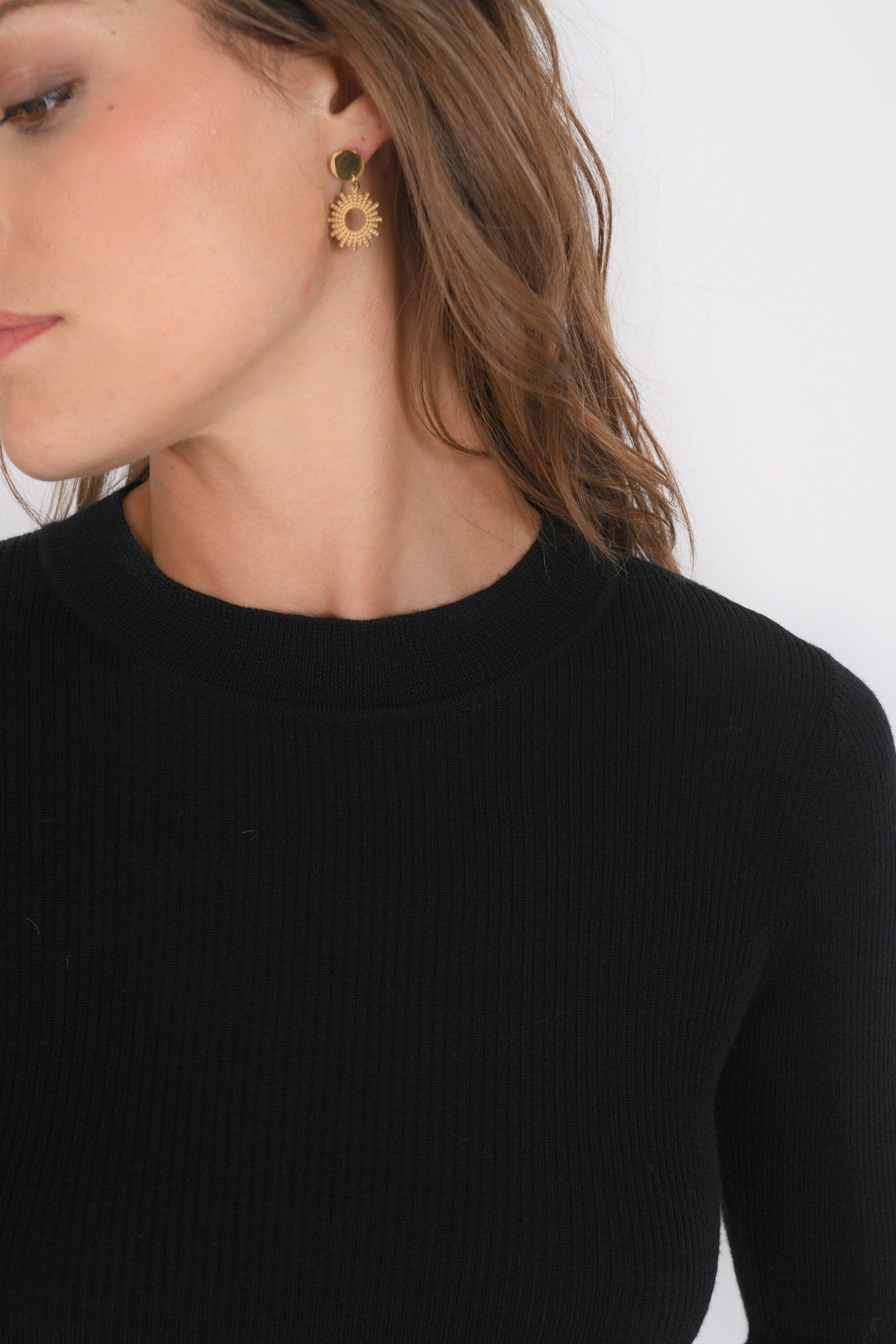 PULL RAS DE COU - B-OLYMPE - NOIR PULL NEW KOOKAI Mode Kookai