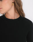 PULL RAS DE COU - B-OLYMPE - NOIR PULL NEW KOOKAI Mode Kookai