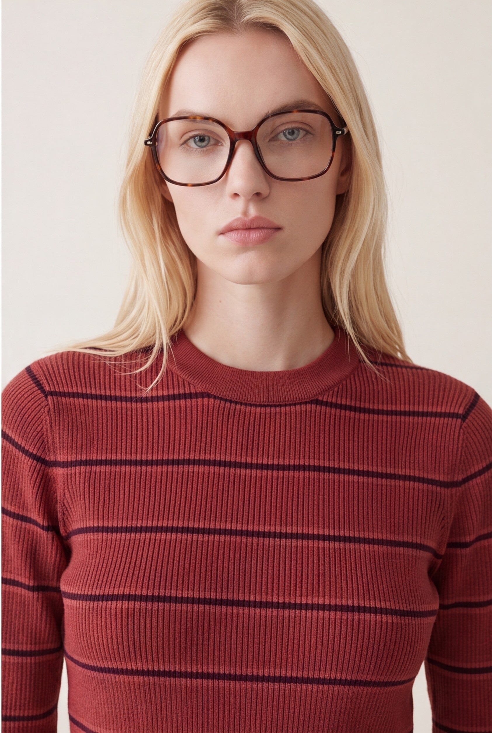 PULL RAS DE COU RAYE - OLYMPE - BLUSH PULL NEW KOOKAI Mode Kookai