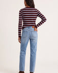 PULL RAS DE COU RAYE - OLYMPE - BORDEAUX PULL NEW KOOKAI Mode Kookai