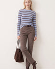 PULL RAS DE COU RAYE - OLYMPE - CIEL PULL NEW KOOKAI Mode Kookai