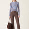 PULL RAS DE COU RAYE - OLYMPE - BLUSH PULL NEW KOOKAI Mode Kookai