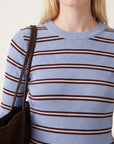 PULL RAS DE COU RAYE - OLYMPE - CIEL PULL NEW KOOKAI Mode Kookai