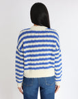 PULL RAYÉ CENDY ÉCRU/BLEU PULL NEW KOOKAI Mode Kookai