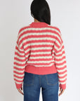 PULL RAYÉ CENDY ROSE/ÉCRU PULL NEW KOOKAI Mode Kookai