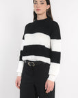 PULL RAYÉ COLETTE NOIR/ÉCRU PULL KOOKAI Mode Kookai