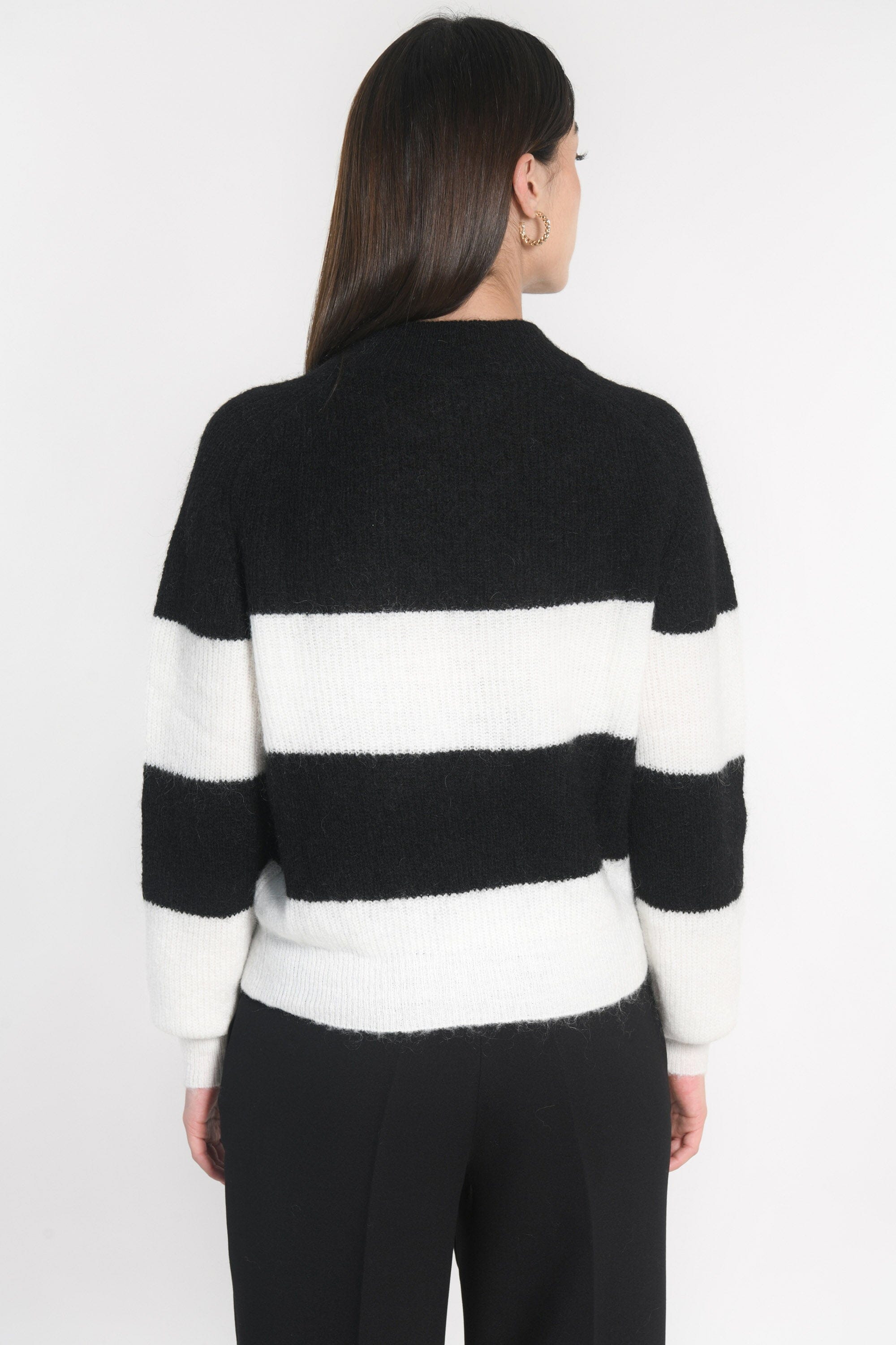 PULL RAYÉ COLETTE NOIR/ÉCRU PULL KOOKAI Mode Kookai