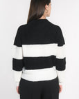 PULL RAYÉ COLETTE NOIR/ÉCRU PULL KOOKAI Mode Kookai