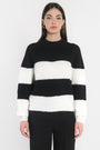 PULL RAYÉ COLETTE NOIR/ÉCRU PULL KOOKAI Mode Kookai