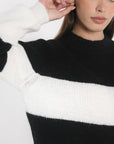 PULL RAYÉ COLETTE NOIR/ÉCRU PULL KOOKAI Mode Kookai