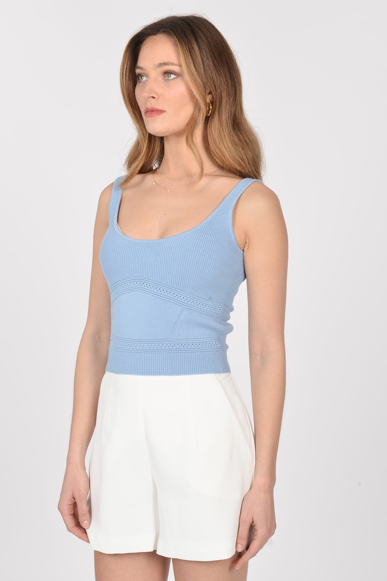 Pull ROMIE Powder blue PULL KOOKAI Mode Kookai