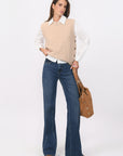 PULL SANS MANCHE - BAMBI - CAMEL PULL NEW KOOKAI Mode Kookai