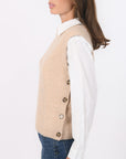 PULL SANS MANCHE - BAMBI - CAMEL PULL NEW KOOKAI Mode Kookai