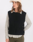 PULL SANS MANCHE - BAMBI - NOIR PULL NEW KOOKAI Mode Kookai